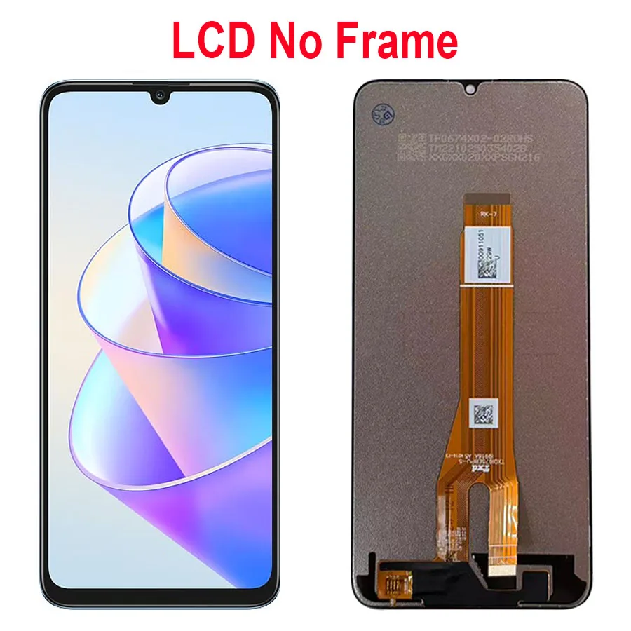 6.75''For Honor X7a LCD Display Screen Touch Panel Digitizer Replacement Parts For Honor X7a Screen With Frame 3