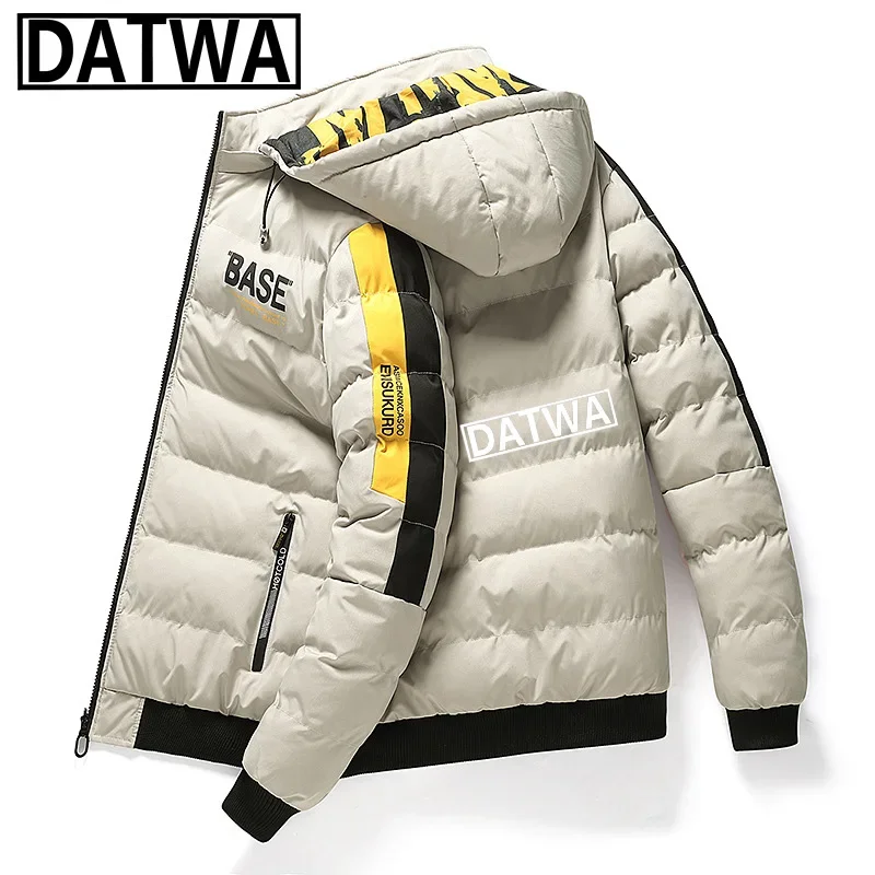 

Datwa Men's Fishing Suit Winter Skiing Sports Warm Fishing Double Sided Wearing Thick Down Coat Mountaineering Warm Down Suit