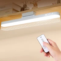 LED Table Lamp Magnetic Hanging USB Rechargeable Desk Lamp 3 Color Reading Light Dimmable Cabinet Closet Wardrobe Night Light 1