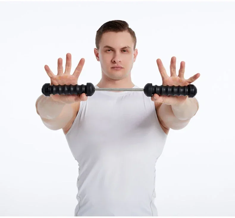 Chest Expander Arm Exerciser Chest Resistance Power Twister Bar Home Gym Arms Shoulders Biceps Triceps Muscles Strength Training