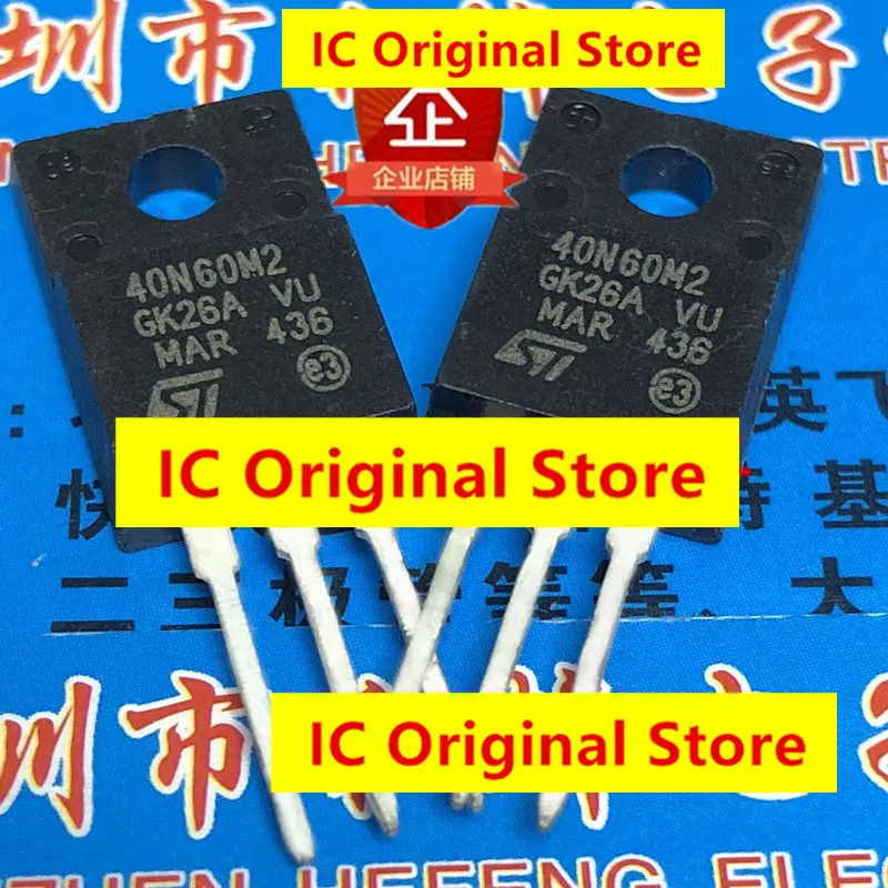 40N60M2 New Spot TO-220F 650V 34A Power Switch Tube Big Chips STF40N60M2 transistors kit mosfet transistor