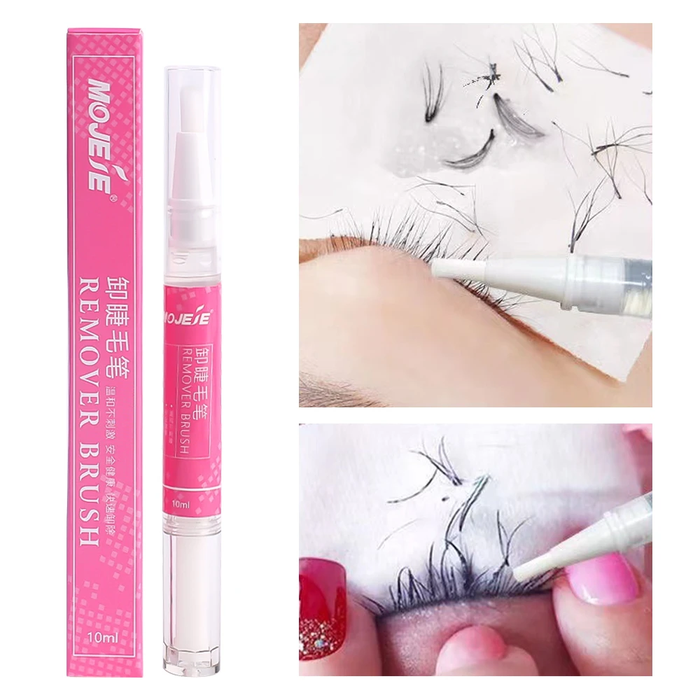 Safe Eyelash Extension Glue Remover Non-irritating Quick Drying Adhesive Transparent Gel Remover Eye Lashes Make Up Pen makeup remover lash glue remover