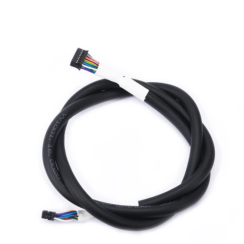 3D Printer Accessories Dual-Fan Printing Nozzle Dedicated Extruder Interface Cable Connection Line 1pcs plastic elastic coupling encoder pa66 e6b2 series dedicated coupling 3d printer accessories