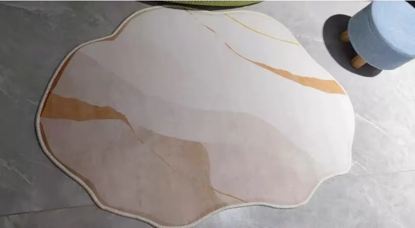 Japanese Style Living Room Decoration Shaped Carpet Thick Washable Lounge Rug Home Anti-slip Mat Light Luxury Rugs for Bedroom photo review
