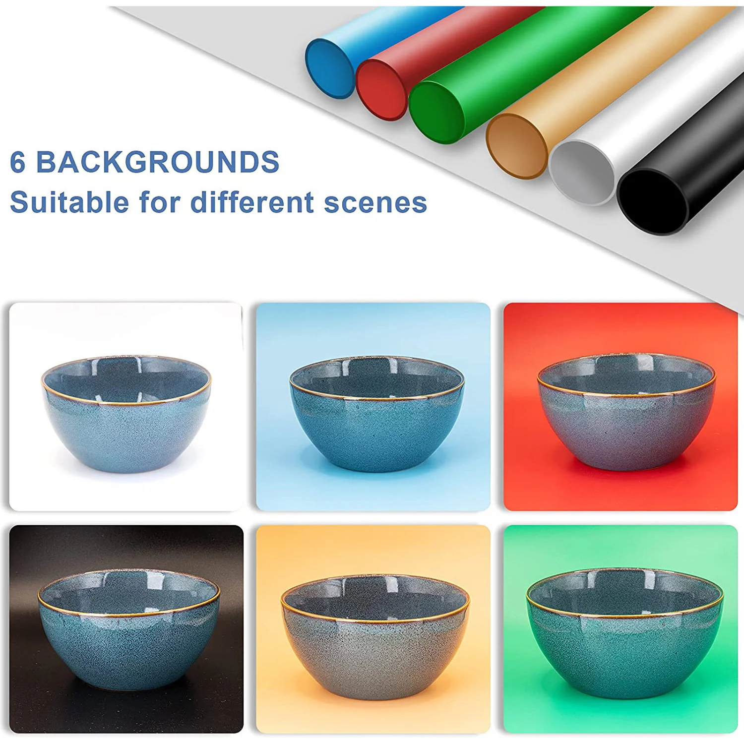 Description Picture 3 of item12" 30cm Folding Lightbox Portable Photography LED Photo Studio Shooting Tent Softbox Background Kit MINI Light Box DSLR Camera