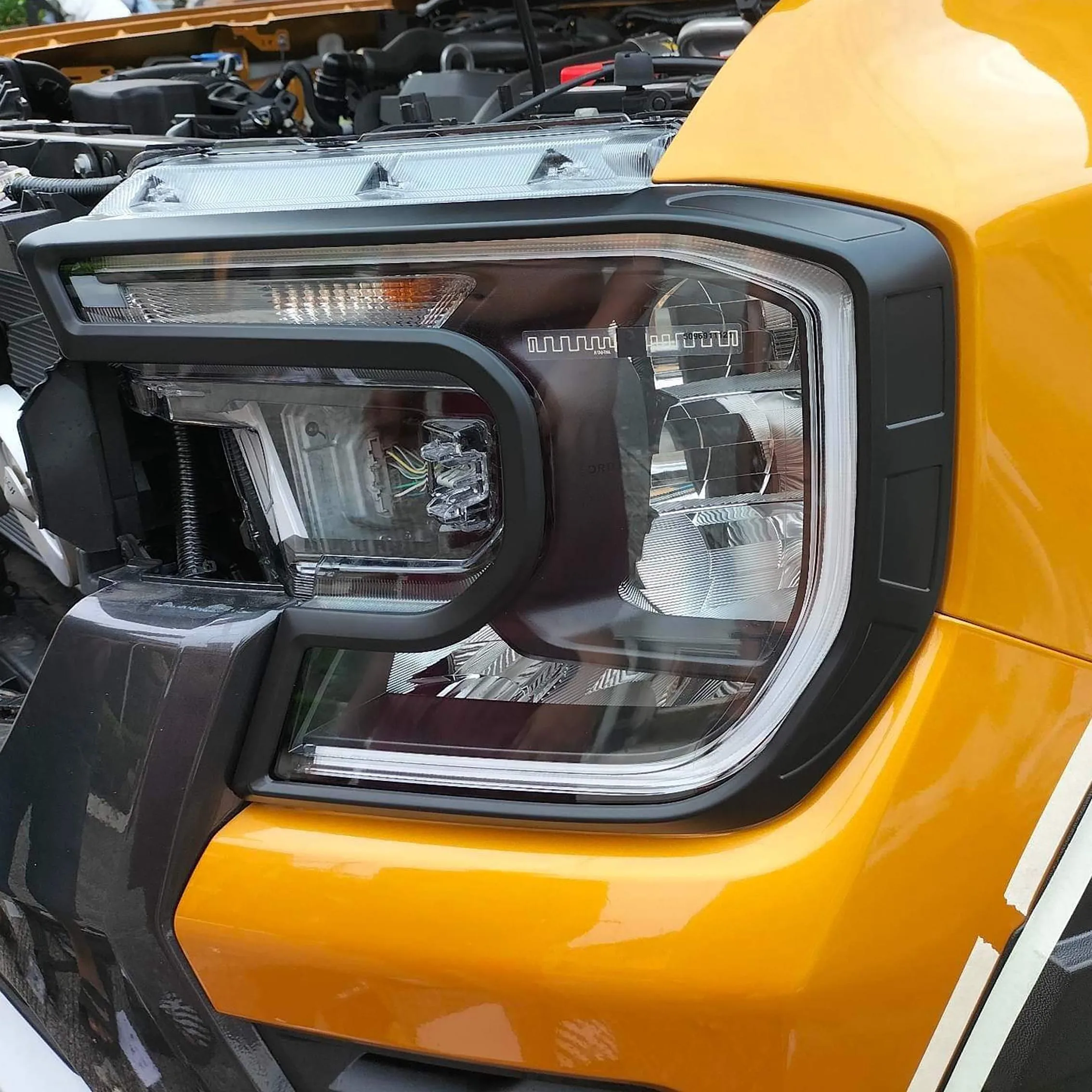 Front Headlight For Ford Ranger 2022 2023+ Wildtrack Sport Xlt Car Styling  Car Accessories Abs Matte Black - Body Kits - AliExpress