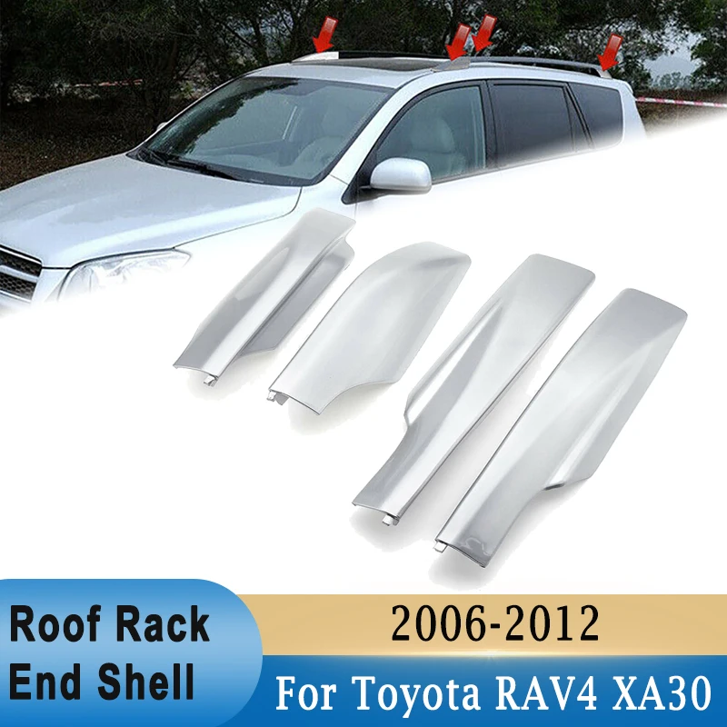 Barras Transversales De Techo Ajustables Para Toyota RAV4 1994-2006 - Aluminio Azul, Con Cerradura, Hasta 400kg