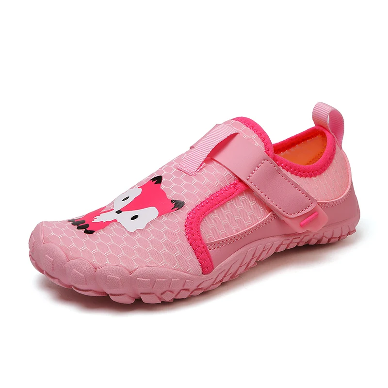 KID Summer Soft Soled Barefoot Wading Shoes Parent-Child Vacation Beach Swimming Shoes Student Quick Drying Aqua 28-37#