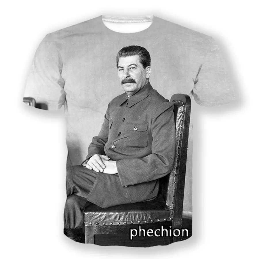Phechion nowa moda mężczyźni/kobiety Joseph Stalin 3D
