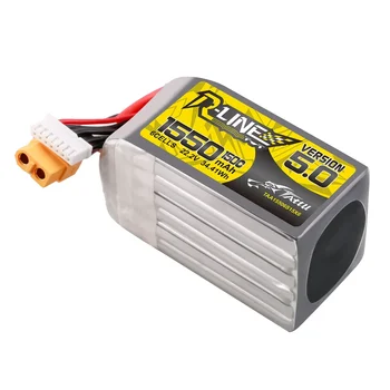 ACE Tattu R-Line Version 5.0 V5 1550mAh 6S 150C Lipo Battery XT30 XT60 Plug FPV Racing Drone RC Quadcopter 1