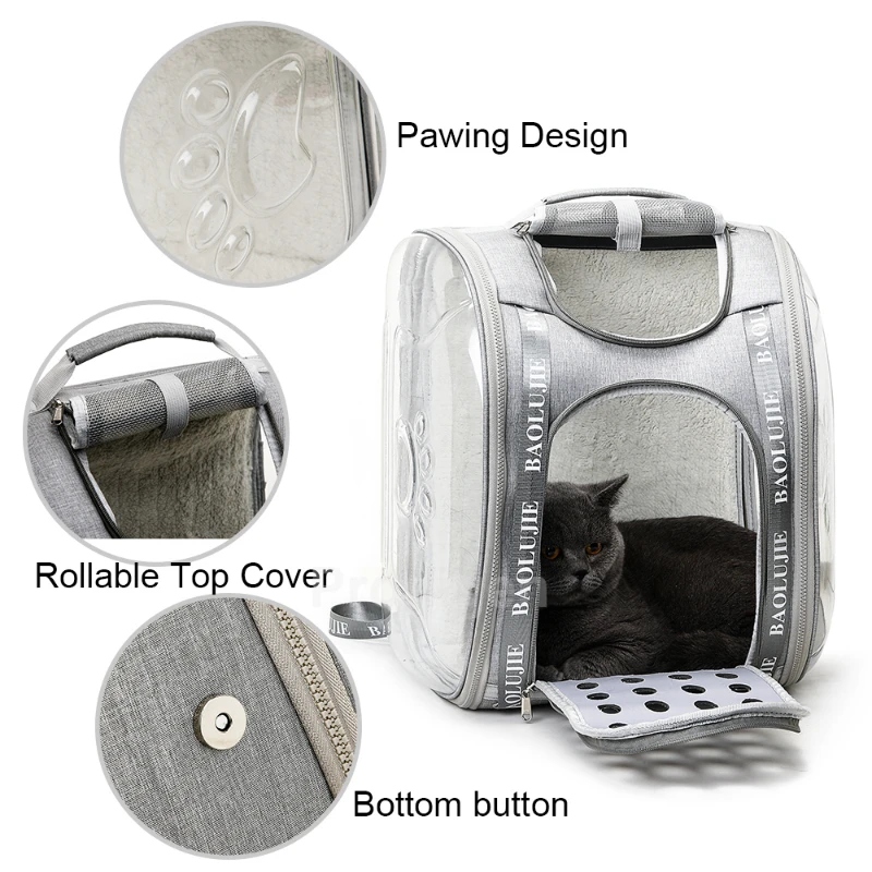 Pet Shoulder Bag Cat Carrier Outdoor Travel Breathable Handbag Puppy & Kitten Transparent Portable Shoulder Strap Bag pet carrier bag pet carrier backpack pet bag