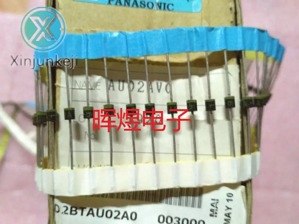 

20 шт. Оригинальный Новый AU02A AU02AV0 R-1 желтый диод быстрого восстановления