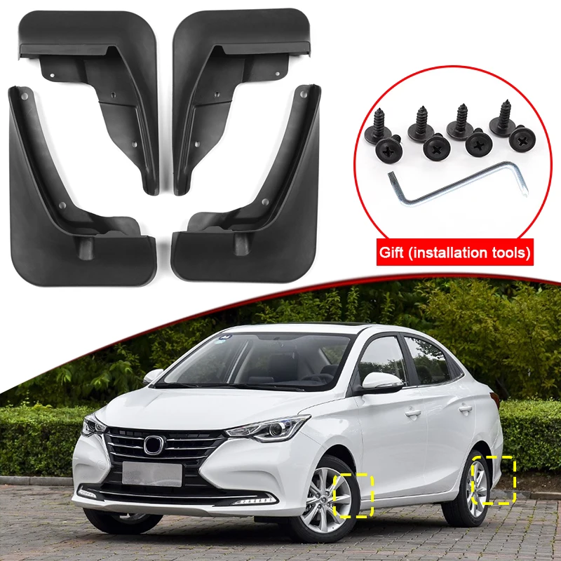 

Car Styling For Changan Alsvin 2018-2023 ABS Car Mud Flaps Splash Guard Mudguards MudFlaps Front Rear Fender Auto Accessories