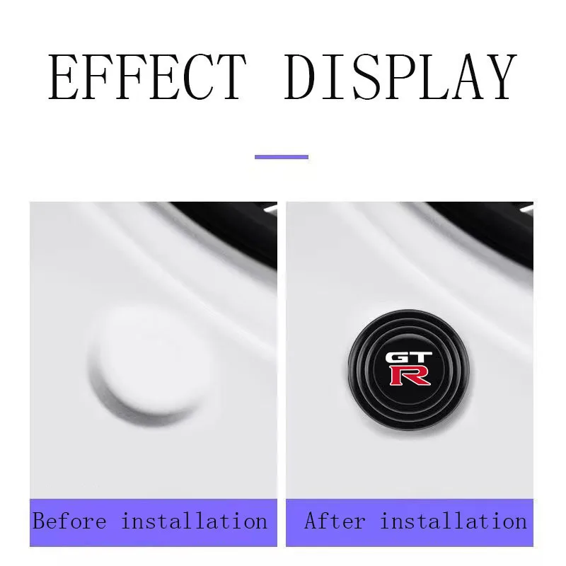 자동차 문짝 충돌 방지 실리콘 패드 완충기 개스킷, 닛산 GTR GT-R JDM R32 R33 R34 에 적합, 외부 액세서리
