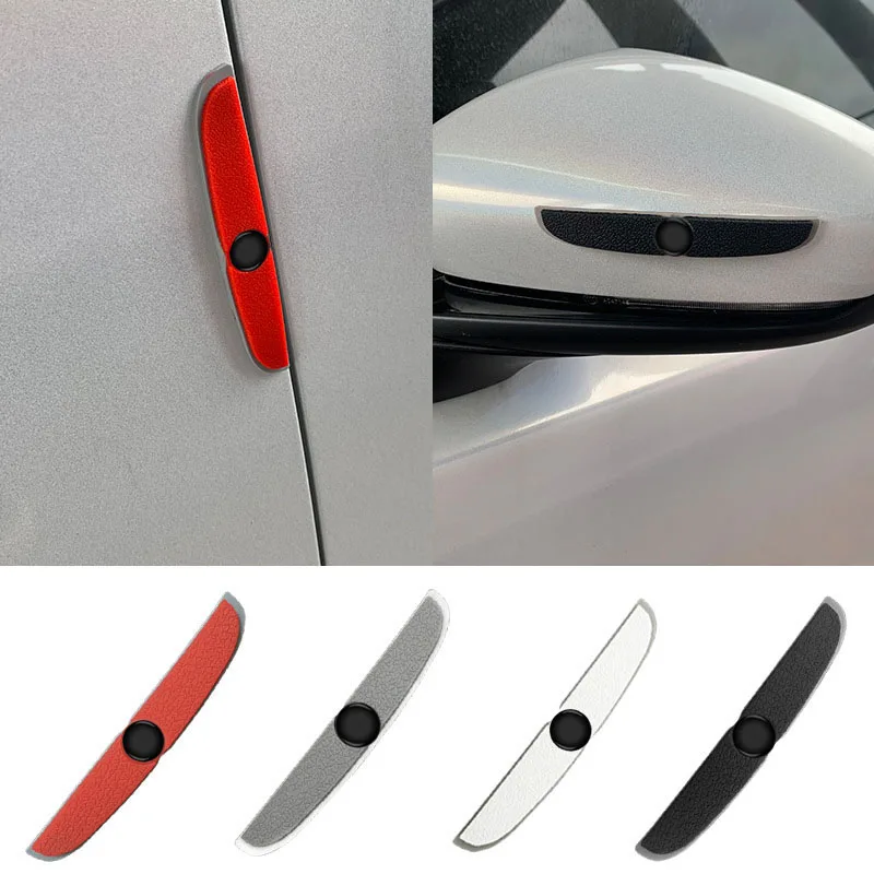 

4Pcs Auto Car Door Edge Protection Guards Buffer Trim Molding For Peugeot 206 207 307 407 408 308 607 508 3008 2008 Accessories
