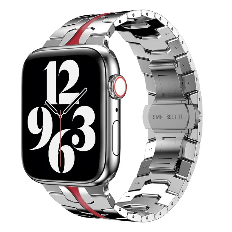 Luxury Titanium Color Stainless Steel Strap