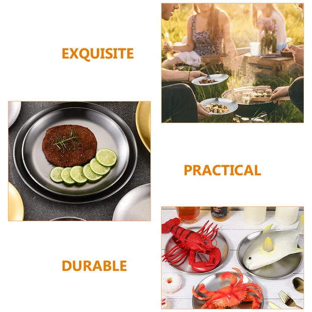 다목적 레트로 접시: 스타일리시하고 실용적인 식사 솔루션