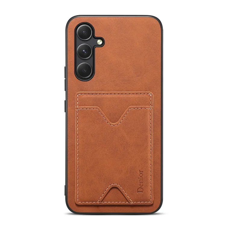 

Luxury Pu Leather Support Card Phone Case For Samsung Galaxy A54 A53 A34 A14 A23 A24 Business Slot Online Celebrity Back Cover