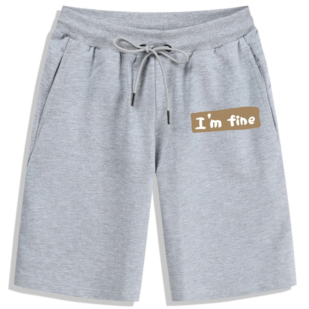 Men's Shorts Clothing Running Summer Pants Male Loose Gym Drawstring Printing Bottoms Outwear Clothes For Man