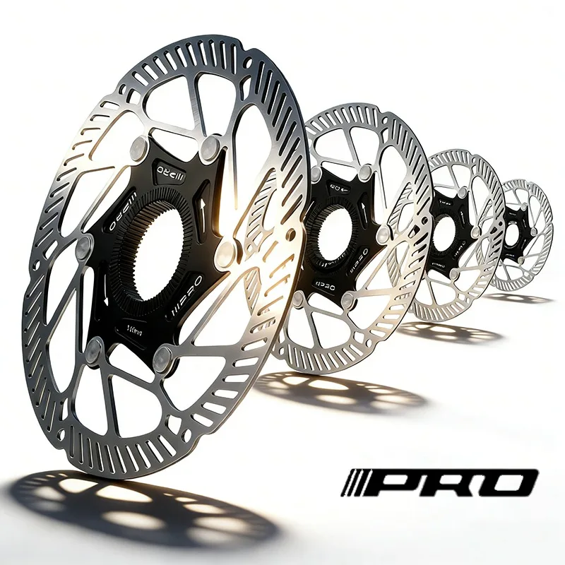 จานเบรกจักรยาน IIIPRO แบบลอยตัว ขนาด 140/160/180/203 มม. ระบบ Center Lock น้ำหนักเบา แข็งแรง ทนความร้อน อะไหล่จักรยาน 1