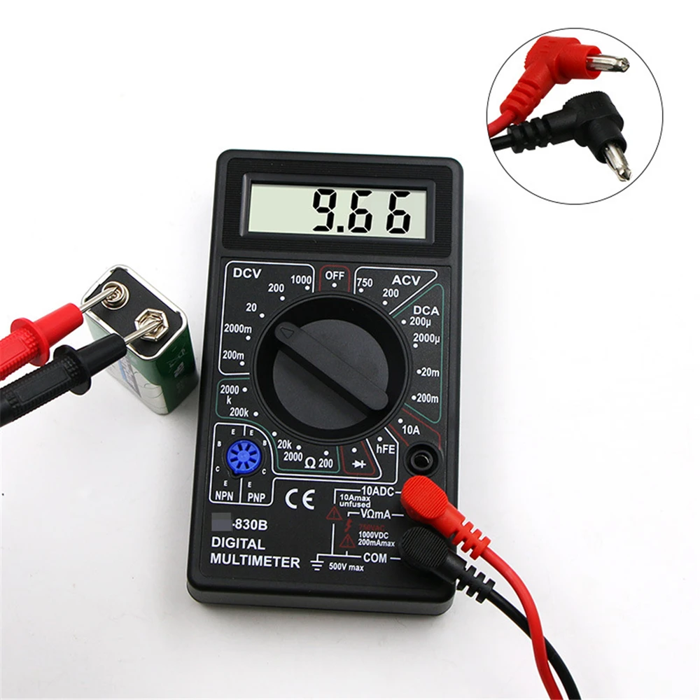 Digital Display Multimeter Handheld AC / DC Voltmeter Ammeter Ohm Resistance Diode Triode Tester Data Retention digital multimeter multimeter tester