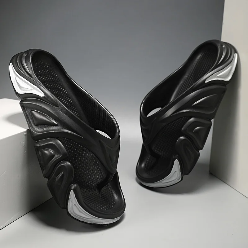 Pánské žabky, pohodlné, protiskluzové, letní pantofle, pantofle pro vnitřní i venkovní použití, měkké pěnové pantofle_voghion.com