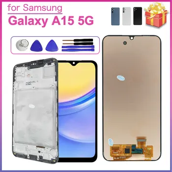 Display LCD Testato per Samsung Galaxy A15 5G A156B A156U A156E, Schermo Touch con Digitalizzatore per Samsung Galaxy A15 5G