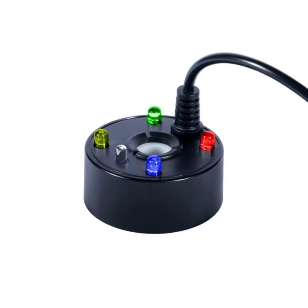 New 5V USB Mist Maker 4 LED Lights Colorful Lights Water Fountain Bubble Generator Atomizing Heads Atomizer Head Fish Tank