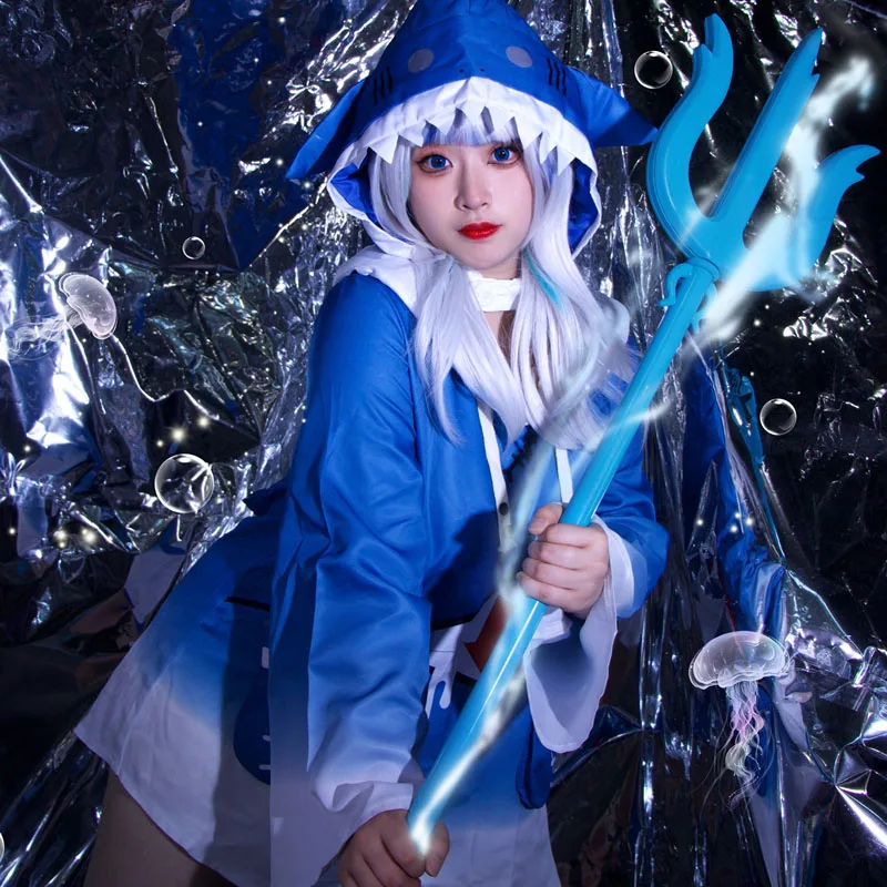 Hololive Gawr Gura Cosplay Armweapons ENG Shark Costume for Women