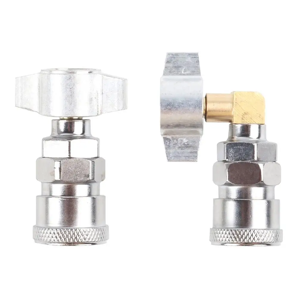 

1set Gas Tank Intake Joint Truck Dust Gun Air Tank Connector Straight Connect Elbow Integrated Connector