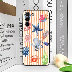 Vibrant Marine Life Phone Case with Funny Sardines Design - Galaxy S20 FE (M - C1795T1)