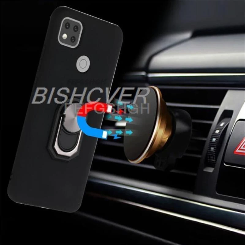 Durable Silicone Finger Ring Case for Blackview Smartphone - Soft TPU Protective Cover