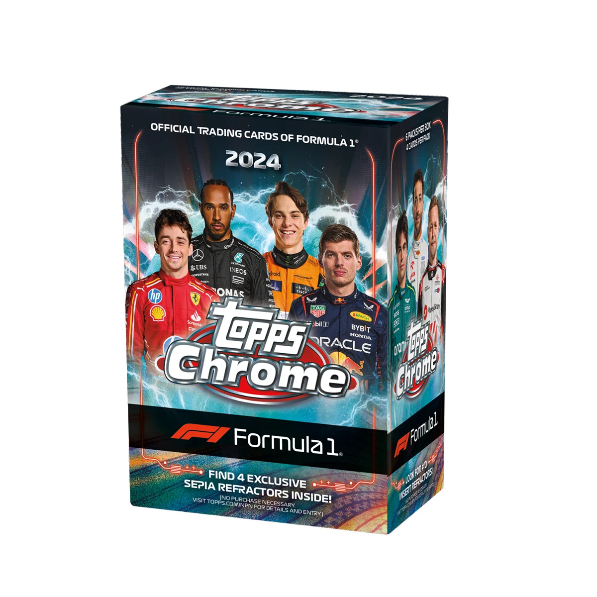 Topps Chrome Formula 1 F1 Value Racing Collection Card Star Card Grenade Box Collecting Cards Toys Gifts
