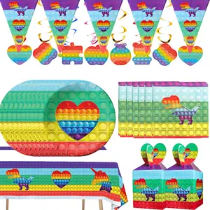 POP IT UP BIRTHDAY COMBO Pop Birthday Party Decorations, Sensory Pop Game  Theme Party Decoration Set Included 56Pcs for Kids Gift Birthday Party -  Party Propz: Online Party Supply And Birthday Decoration