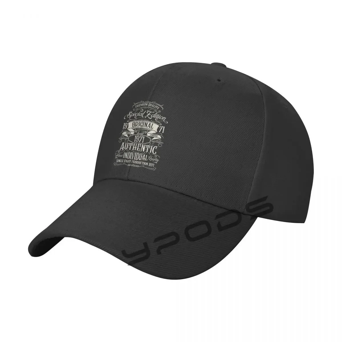

Classic 1971 Aged To Perfection Men's Classic Baseball Cap Adjustable Buckle Closure Dad Hat Sports Cap