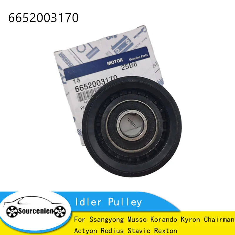 Polea Idler para Ssangyong Musso Korando Kyron Chairs Actyon Rodius 