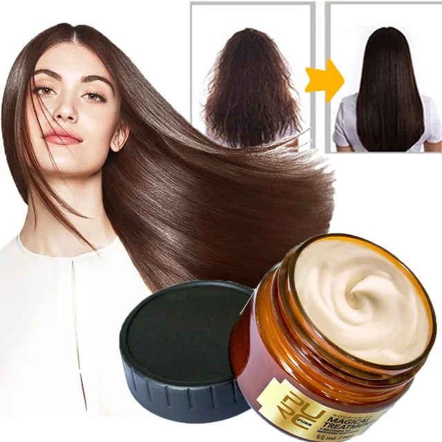 Magical Hair Mask 5 Seconds Repairs Frizzy Make Hair Soft Smooth Deep Moisturizie Repair Keratin Treatment Hair Scalp Care