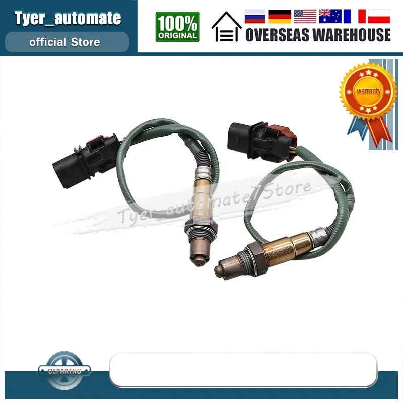 2Pcs Upstream Oxygen Sensor O2 Sensor For Ford Edge Escape Explorer Fusion Taurus Lincoln MKC MKT MKZ E1GA-9Y460-GA 