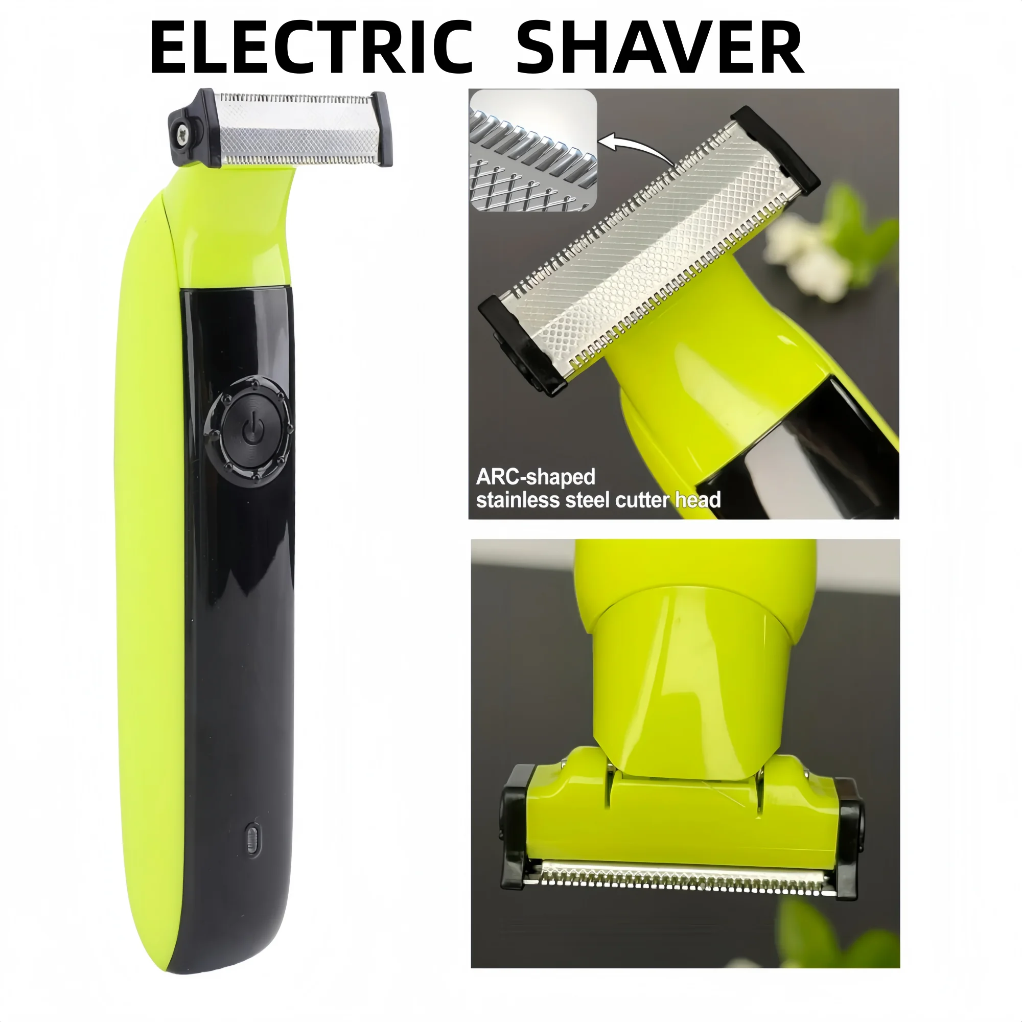 남성용 전기 면도기 전문가용 수염 트리머 무선 면도기 바디 트리머 USB 충전식 얼굴 남성용 헤어 면도기