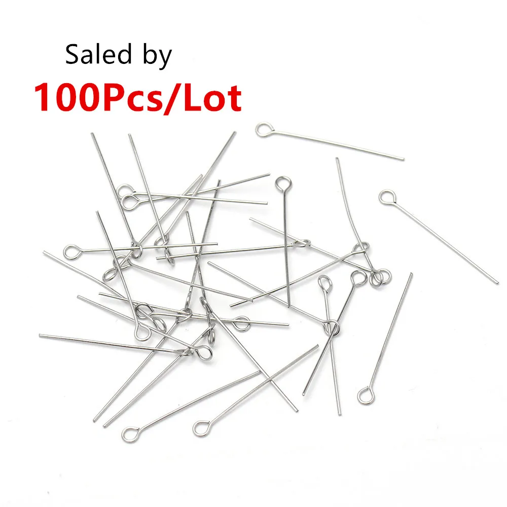 10/50/100 stücke Schmuck Pins offenes Auge für Schmuck machen DIY Handwerk Halsketten Armbänder Ohrringe – Detail 11