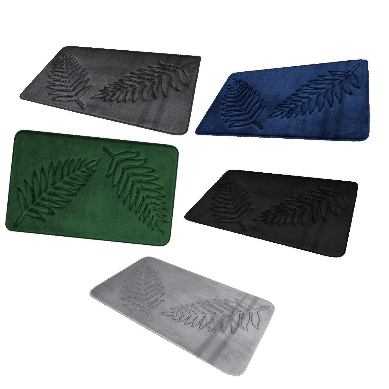 

Bathroom Floor Mat AntiSlip Mat Shower Room Soft Quick Dry Front Door Mat Bath Mat for Bathtub Bedroom Entrance Laundry Room