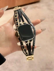 Elegant Handmade Leather Watch Strap - Simple & Luxurious Design - 38mm40mm41mmS11 42mm (PW - 007)
