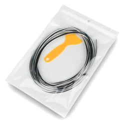 Flexible Anti-Scratch Interior Car Moulding Trim Strips - 5m Decoration Strip (Silver 5m)