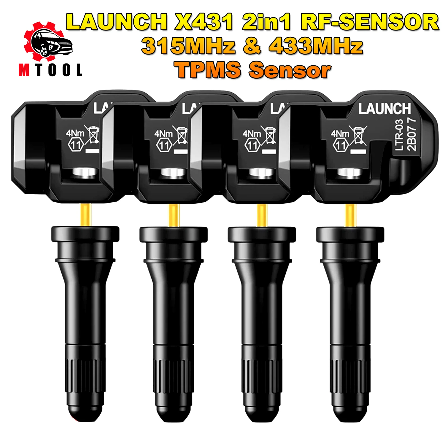 Lancio X431 2 In 1 Rf-Sensor 315Mhz E 433Mhz Sensore Tpms Strumenti Di Riparazione Pneumatici Scanner Sensori Di Pressione Dei Pneumatici Tester Progr