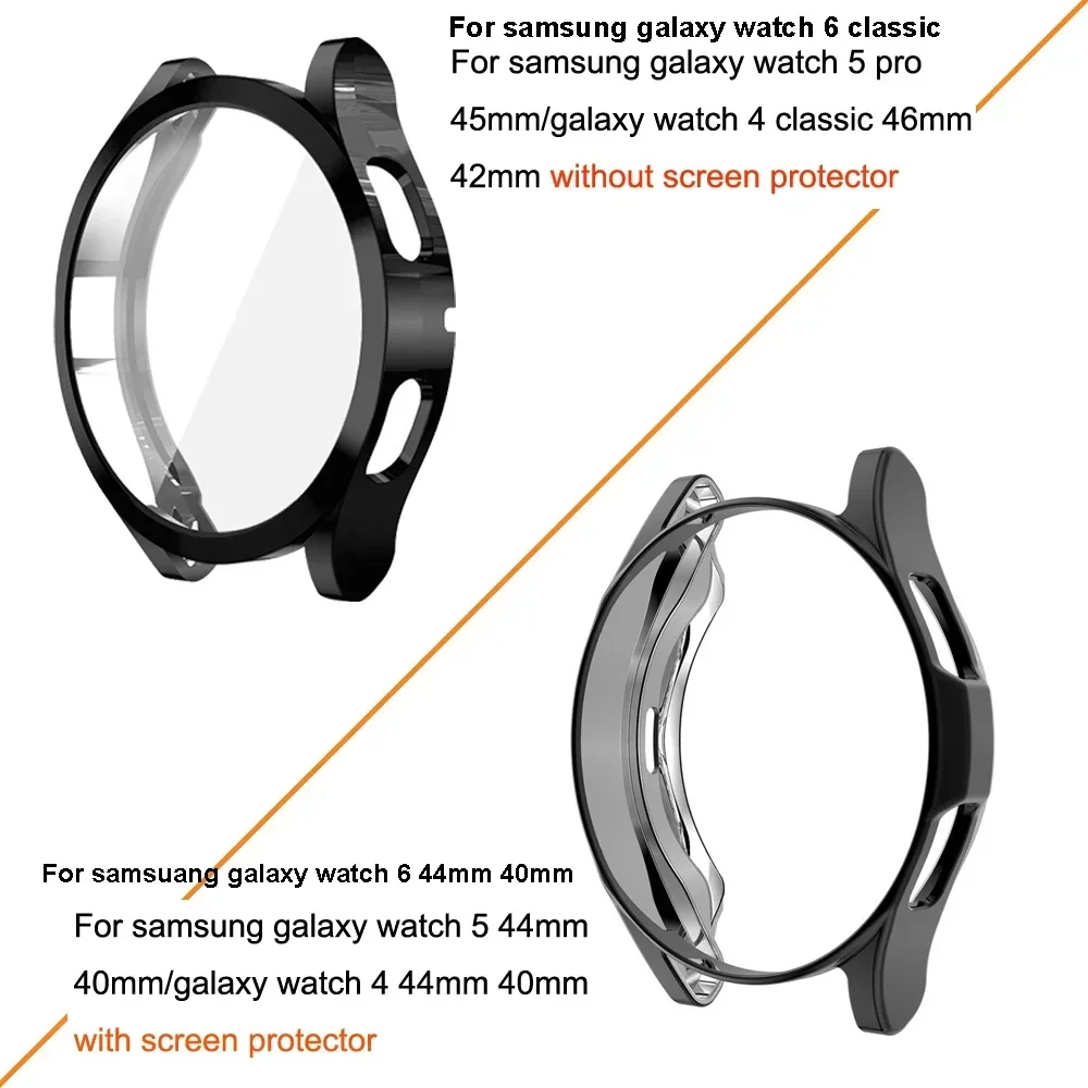 Stainless Steel Watch Strap with Soft TPU Protector Case