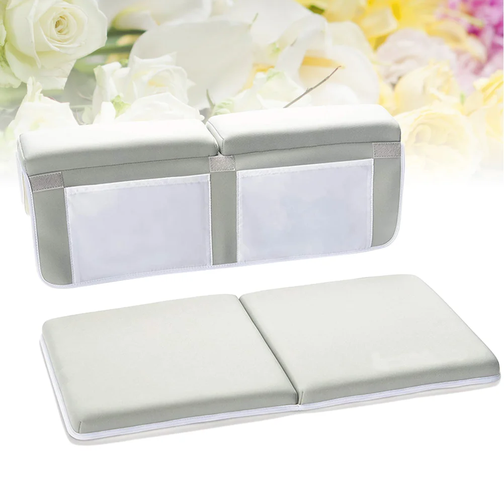 

Bathtub Kneeling Mat with Elbow Pad Rest Set Non- Kneeling Cushion Mat for Bathtub Infant Toddler Kids Shower