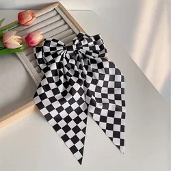Plaid Bow Retro Fashion Hair Clip - Trendy & Versatile Hair Accessory (A)