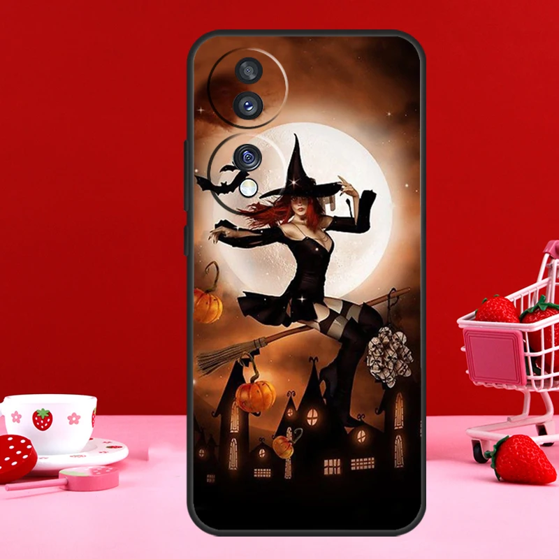 Halloween Moon Witch Horror Magic Phone Case