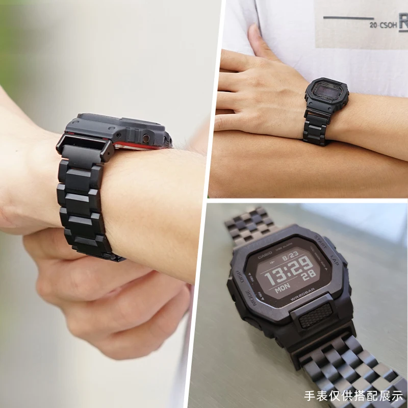 Ремешок из нержавеющей стали для Casio серии GBX100 GA100 GA110 DW5600 DW5000 M5610 (art.: 3920bce888384) - 3920bce888384