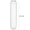 5pcs Glass Test Tube Propagation Stations Glass Propagation Hydroponics Vase Plant Terrarium Bottles Container Flower Holder 6